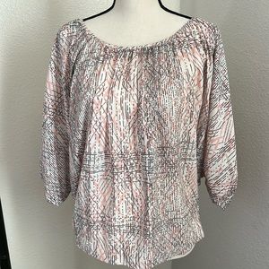a.n.a Multicolor Bat Wing Top